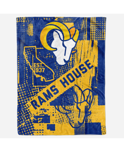 Logo Brands Los Angeles Rams 60" X 80" Hometown Blanket In Blue