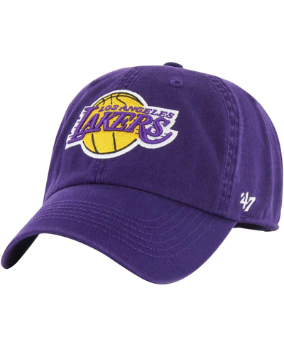 47 Brand Men's ' Purple Los Angeles Lakers Classic Franchise Fitted Hat