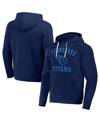 Fanatics Men's Nfl X Darius Rucker Collection By  Navy Distressed Tennessee Titans Coaches Pullover H In Navy