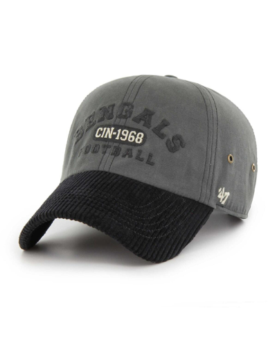 47 Brand Men's ' Charcoal Pittsburgh Steelers Ridgeway Clean Up Adjustable Hat