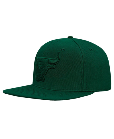 Pro Standard Men's  Forest Green Chicago Bulls Tonal Logo Snapback Hat