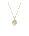 Swarovski White, Rhodium Plated Or Gold-tone Or Rose-gold Tone Meteora Pendant Necklace