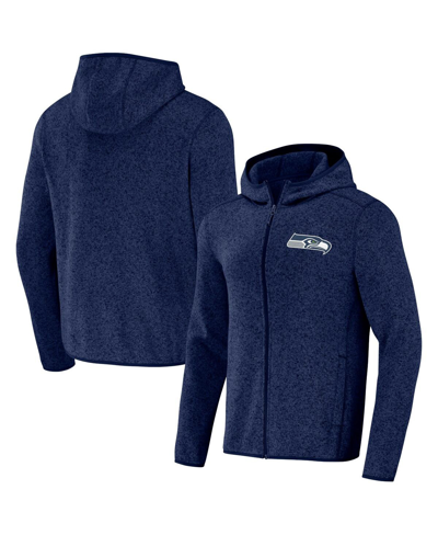 Fanatics Men's Nfl X Darius Rucker Collection By  Heathered College Navy Seattle Seahawks Waffle Knit