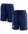 Fanatics Men's  Navy Memphis Grizzlies Post Up Mesh Shorts In Navy