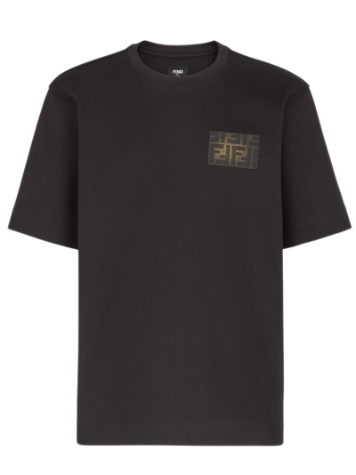 Fendi T-shirt In Black