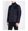 Moncler Clovis Quilted Utility Jacket In Navy