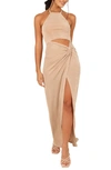 Petal And Pup Womens Scarlette Dress In Gold