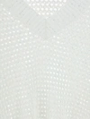 Brunello Cucinelli Sequin Embellished Knit Jumper In Bianco