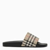 BURBERRY BURBERRY SLIPPER WITH CHECK MOTIF