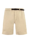 Woolrich Waist-strap Shorts In Sand