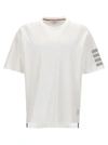 Thom Browne White Engineered 4-bar T-shirt In White