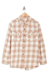 ROXY ROXY LET IT GO RELAXED FIT COTTON FLANNEL SHIRT