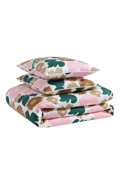 Marimekko Pieni Kukkatori Cotton Duvet Cover Sets In Pink,beige