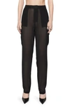 REBECCA MINKOFF REBECCA MINKOFF PRESLEY SHEER MIXED MEDIA CARGO PANTS