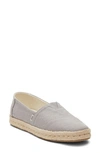 Toms Classic Alpargata In Grey