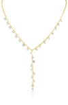 CZ BY KENNETH JAY LANE ILLUSION CZ SHAKER Y-NECKLACE