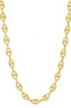 SAVVY CIE JEWELS SAVVY CIE JEWELS PUFFY MARINER LINK NECKLACE