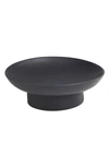 Vivian Lune Home Ceramic Decorative Bowl In Black