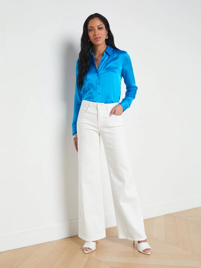 L AGENCE ALICENT WIDE-LEG JEAN