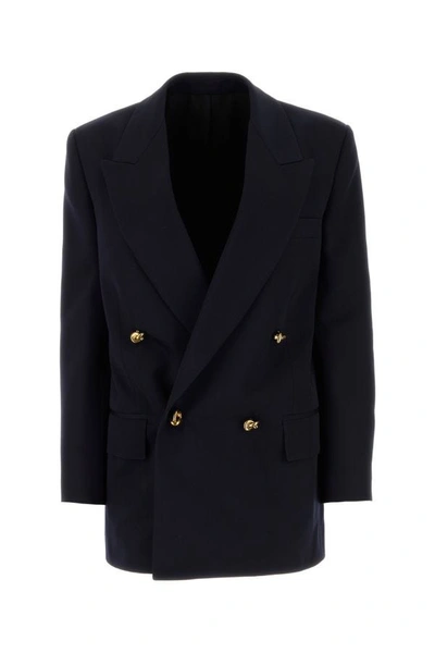 Bottega Veneta Woman Midnight Blue Wool Blazer