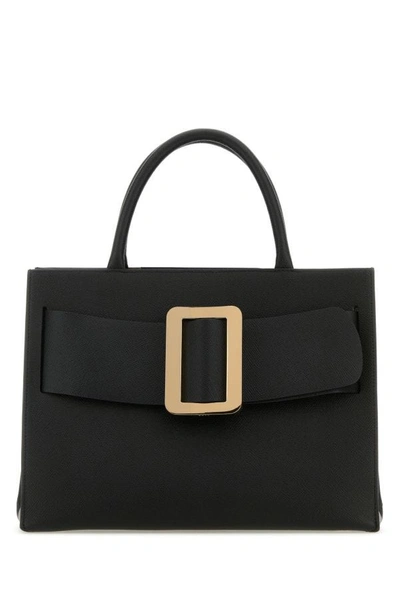 Boyy Woman Black Leather Bobby 32 Shopping Bag