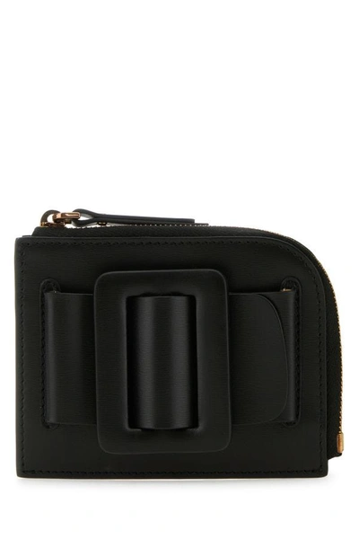 Boyy Woman Black Leather Epsom Cardholder