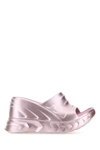 GIVENCHY GIVENCHY WOMAN PINK RUBBER MARSHMALLOW MULES