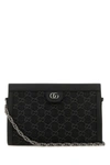 GUCCI GUCCI WOMAN GG SUPREME FABRIC AND LEATHER OPHIDIA CROSSBODY BAG
