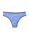 Hanky Panky Movecalm Natural Rise Thong In Blue