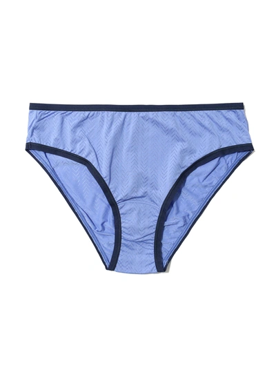 Hanky Panky Movecalm Ruched Brief In Blue