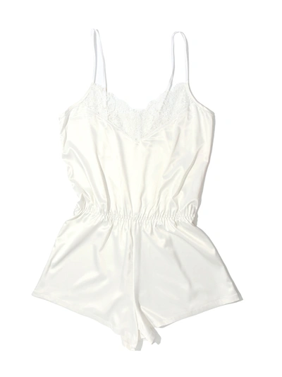 Hanky Panky Happily Ever After Eylsh Romper In White