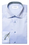 Eton Men's Slim-fit Paisley Twill Shirt In Lt/ Pastel Blue