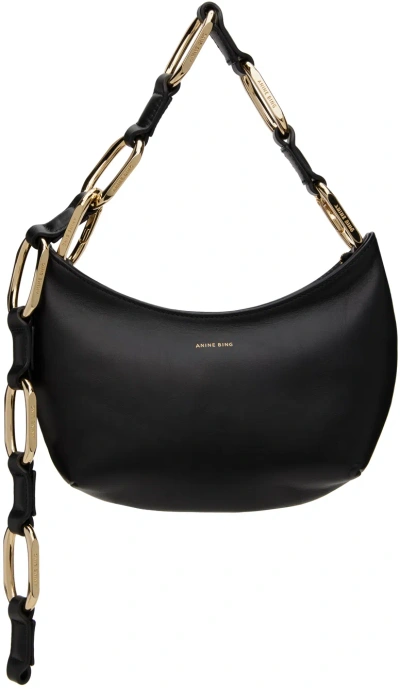 Anine Bing Mini Jody Leather Top Handle Bag In Black