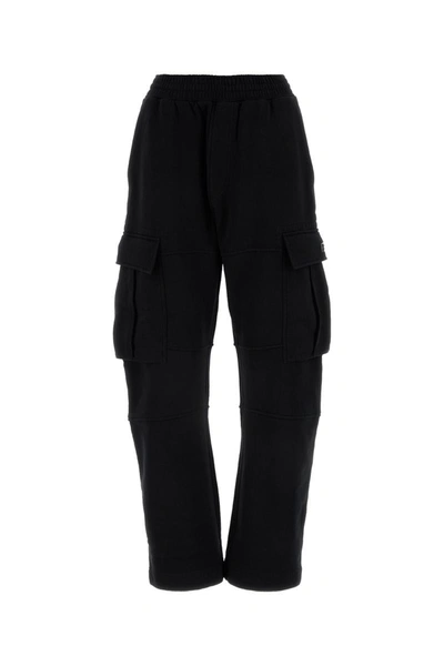 Givenchy Black Paneled Lounge Pants In 001-black