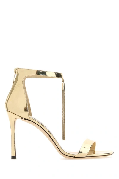 Jimmy Choo Heeled Shoes In Goldgold