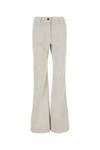 Magda Butrym Denim Flared Jeans In Cappuccino