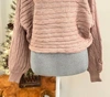 Miracle Braided Cable Knit Sweater In Mocha In Brown