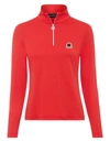 GOLFINO CLASSIC TRICOLOR TROYER SWEATER IN RED