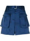 THEORY THEORY POCKET MINI SHORTS - BLUE,H060220612245849