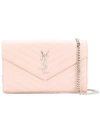 SAINT LAURENT MONOGRAM CHAIN WALLET,377828BOW0212253715