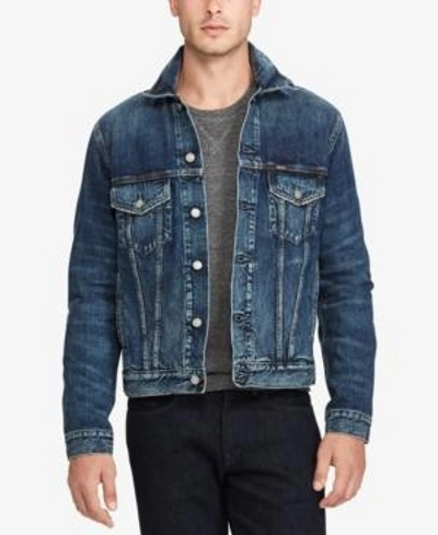 POLO RALPH LAUREN MEN'S DENIM TRUCKER JACKET