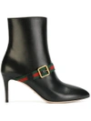 GUCCI WEB-TRIMMED ANKLE BOOTS,475654BTMO012242926