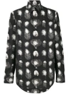 ALEXANDER MCQUEEN peacock feather print shirt,463917QJO1112252908
