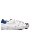 Philippe Model Sneaker Man  - Itx Low Man - Electric Blue In White