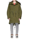 COACH Detachable faux fur hood canvas parka