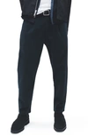 Rag & Bone Cotton Blend Classic Fit Pleated Chino Pants In Salute