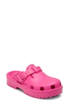Free People Karlie Buckle Clog In Watermelon