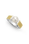 Lagos Luna Pearl Lux Ring In Silver
