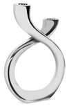 Nambe Tango Candle Holder In Silver