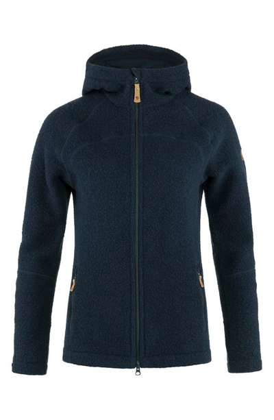 Fjall Raven Women's Vardag Fleece Jacket In Navy